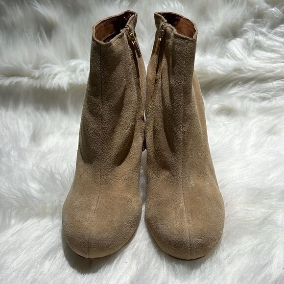 Colin Stuart Victoria secret Tan Suede Fashion show boots Size 8.5. B76 - Picture 4 of 10